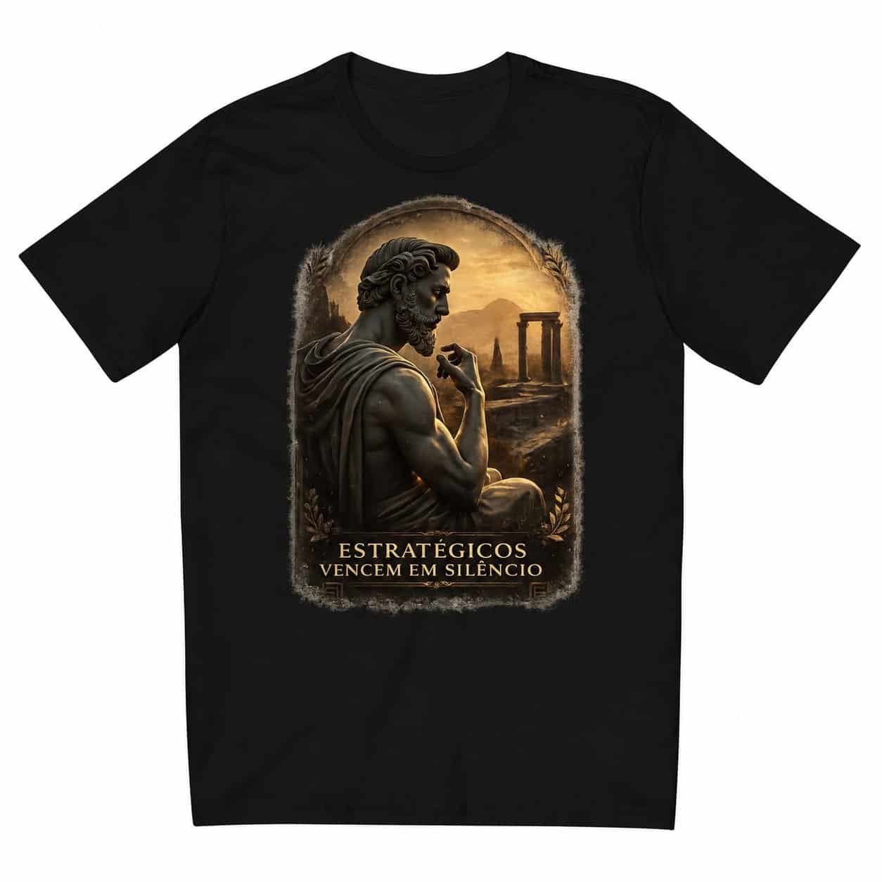 Camiseta Estratégicos Vencem em Silêncio