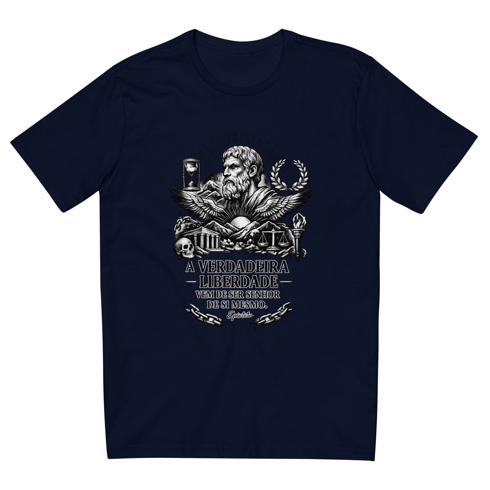 Camiseta A Verdadeira Liberdade Vem De Ser Senhor De Si Mesmo