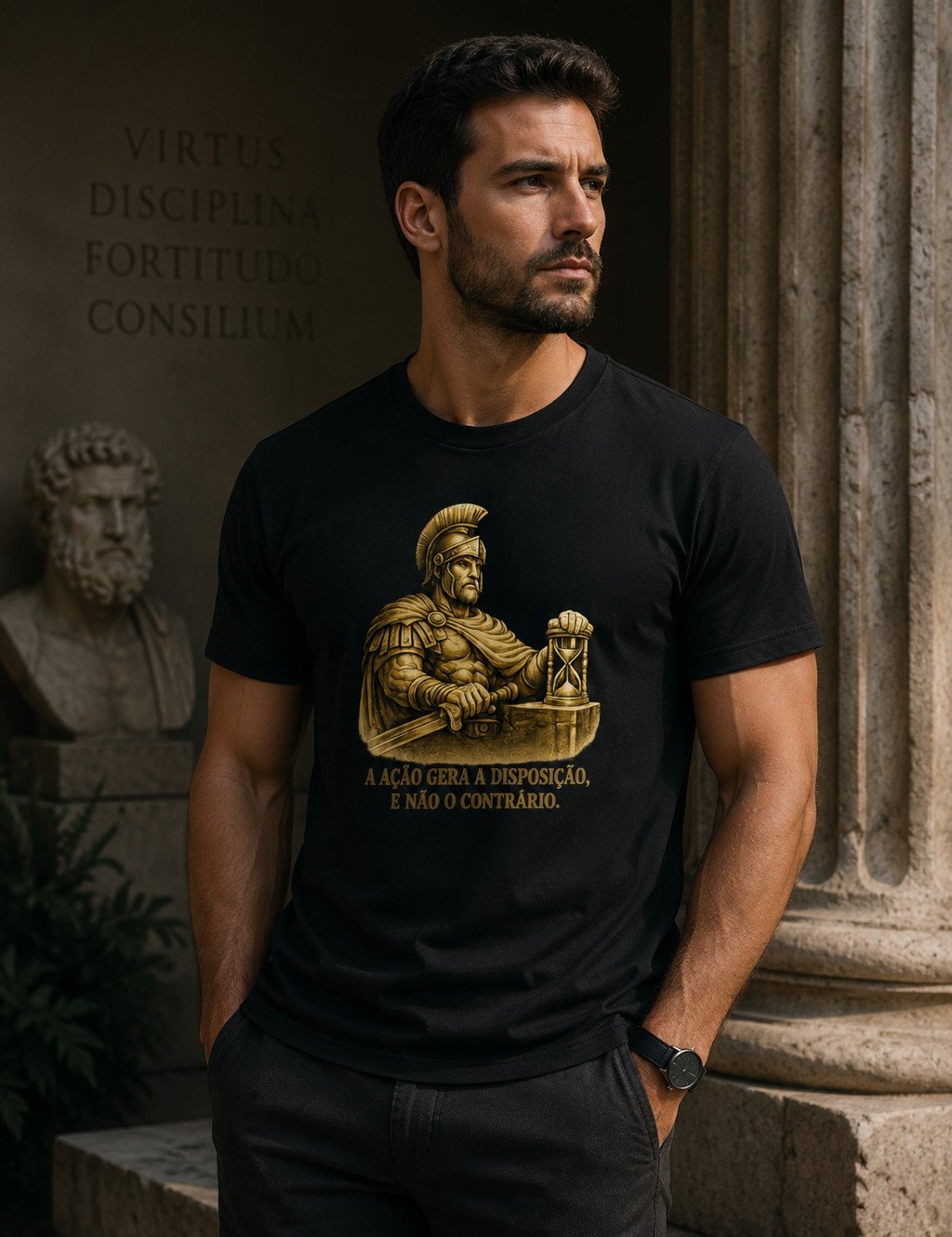 Camiseta A Ação Gera A Disposição