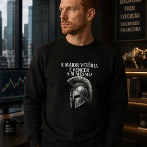 Camisetas de Alta Performance 4 Moletom A Maior Vitória É Vencer a Si Mesmo